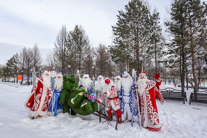 Финал конкурса «Лучший Дед Мороз Кузбасса 2020» в Белово, 19 декабря 2020 г