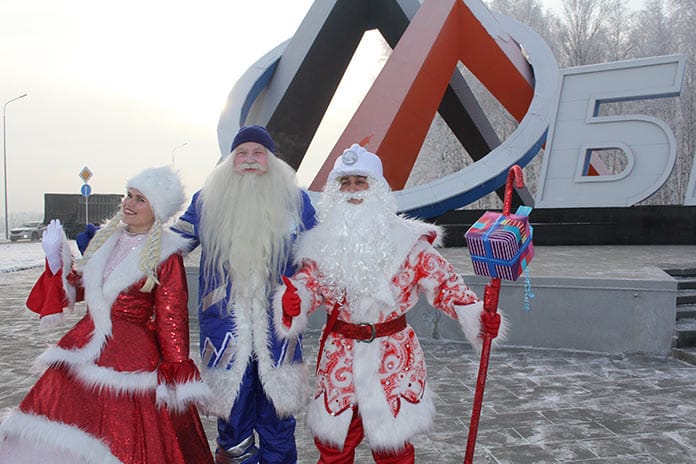 Белово посетил главный кузбасский Дед Мороз, 1 декабря 2020 г