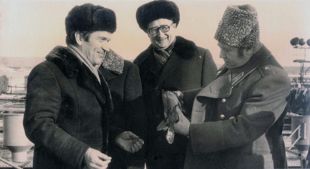 Космонавт Алексей Леонов в Белово, 1982 год